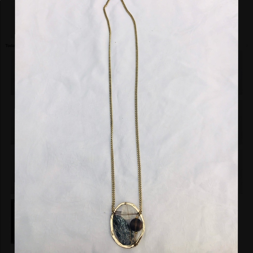 Unique stone necklace!